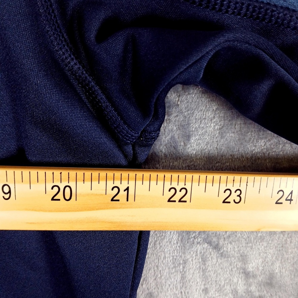 Reebok Sweater‎ Mens Large Blue Quarter Zip PlayWarm Pullover Athletic Top - Picture 4 of 11